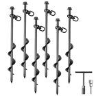 Ground Anchor, Onlyme 6 Pack Earth Anchors Heavy Duty for High Winds, 12 Inch 