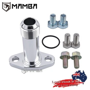 85mm 10AN T6 Turbo Oil Drain Flange Adapter For Holset HX30 HX35 HX40 HX45 AU - Picture 1 of 6
