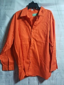 Red Kap Work Shirt 100% Cotton 2 Pocket Men's Durable! 3X 4697 - Picture 1 of 6