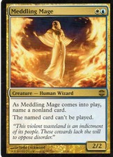 Magic Mtg Alara Reborn Meddling Mage   near mint