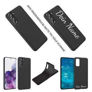 TPU Handy Hülle MATTE für Samsung Galaxy A17 Case SILIKONHÜLLE mit NAME ETUI - Picture 1 of 6
