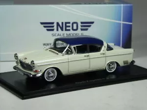 OPEL KAPITAN P 2.5 GRIGIO CHIARO BLU NEO 43943 1/43 RESINA - Foto 1 di 2