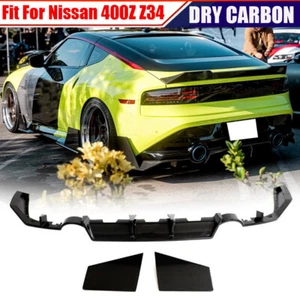Difusor de labios difusor trasero de fibra de carbono seca para Nissan 400Z Z34 2023UP - Imagen 1 de 19