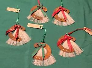 Western Pferde Deko - Pferdehaarschmuck rostiger Blechschuh - Cowboy Sammlerstücke - Bild 1 von 3