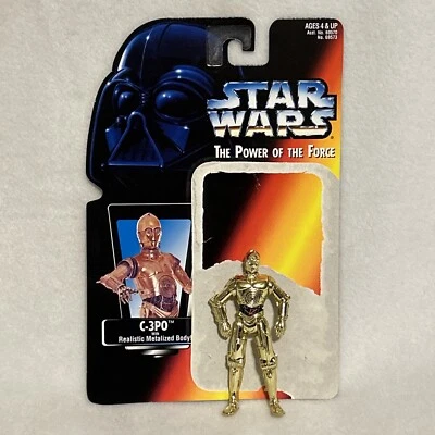 Kenner Star Wars The Power Of The Force C-3P0 Realistic Metalized Body - Image 1 of 4