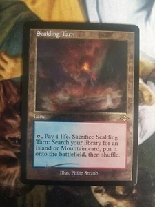 Scalding Tarn MISPRINT ETCHED FOIL Magic MTG Card - Ink Error - M18 - Picture 1 of 3