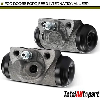2x Cilindro de rueda de freno de tambor para Ford F-250 1953-1960 Jeep Dodge trasero derecho y derecho Foto 1 de 4