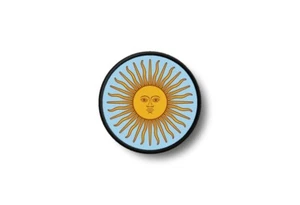 Parche insignia impresión hierro sobre pegamento bandera argentina sol - Imagen 1 de 1