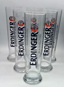 6 Erdinger Alkoholfrei Weißbier Gläser mit Logo 0,5l - Bier Glas München Weizen - Bild 1 von 7