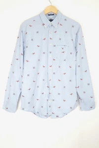 Camisa para hombre GANT Jacquard Broadcloth calce regular manga larga talla grande - Imagen 1 de 9