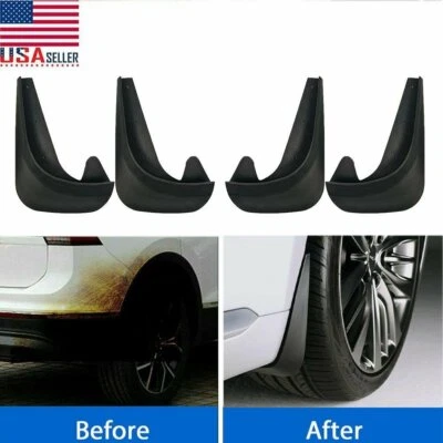 Car Mud Flaps Splash Guard Fenders for Front Rear Auto Accessories Universal Fit - Image 1 of 4