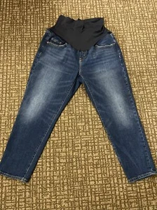 Old Navy Maternity OG Straight Jeans Full Panel size 14 Short O.G. Clean - Picture 1 of 14