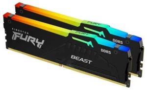 32GB FURY Beast RGB DDR5-6000 PC5-48000 UDImm RAM Kit (2x 16GB) KF560C30BBAK2-32 - Picture 1 of 3