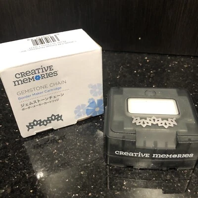 Creative Memories Gemstone Chain Border Maker Cartridge Punch  Brand New Retired - Image 1 of 4