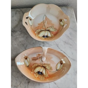 R.S. Germany set of two Bon Bon and Nut Serving Dishes, lusterware - Bild 1 von 8