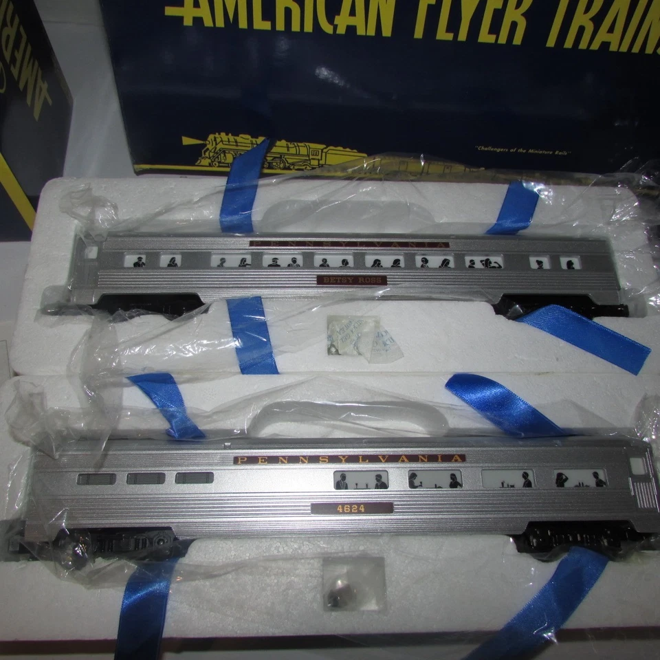 American Flyer 6-48975 S Gauge Pennsylvania Railroad Passenger Car Set LNOB!!!! - Image 1 of 4