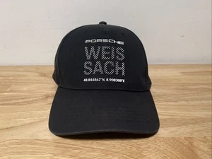 Porsche Weissach Essential Herren Baseball Cap Mütze Schwarz Strapback 100% Baumwolle - Bild 1 von 7
