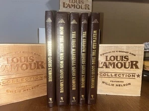 Louis L’Amour Kunstleder Roman Konvolut WIE NEU VATERTAGSSPECIAL Sackett’s - Bild 1 von 20