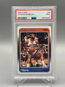 1988 Fleer #85 Charles Barkley PSA 9 Mint - Picture 1 of 2