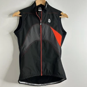 Etxeondo Fahrradweste Herren Small schwarz grau rot Gore Windstopper Full Zip Gilet - Bild 1 von 11