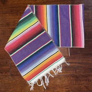 Borlas Corredor de Mesa Mexicano Fiesta Boda Fiesta Decoraciones Talla 11"X77" - Imagen 1 de 3