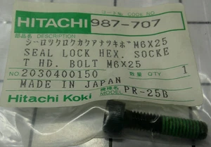 Hitachi 987-707 Dichtungsschloss Sechskantschraube PR-25B DH38YF DH38YE H65 H45SB H45SC DH42 - Bild 1 von 3