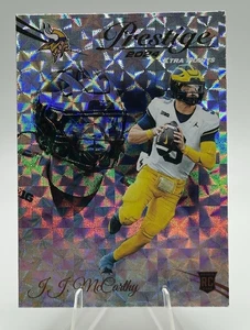 2024 Prestige J.J. McCarthy #311 Rookie RC Xtra Points HYPER Parallel Minnesota - Bild 1 von 2