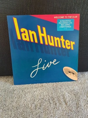 Ian Hunter Welcome to the Club Live LP Album Promo 1980 CH2-1269 - Image 1 of 4