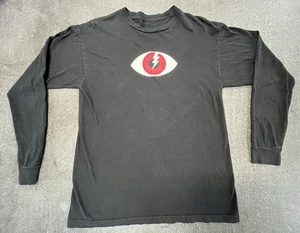 Pearl Jam 2013 Lightning Bolt US Tour Long Sleeve T-Shirt Black Medium - No Tag - Picture 1 of 8