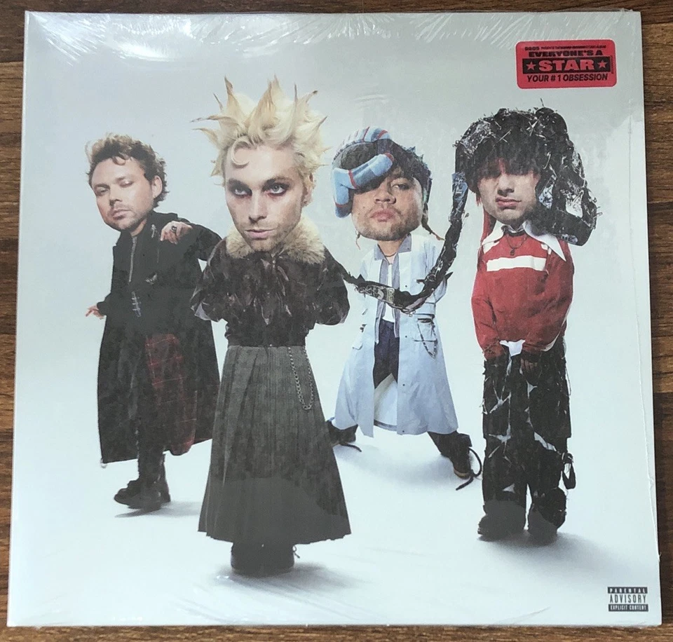 5 Seconds Of Summer - Everyone's A Star LP [Vinyl New} Neon Pink Glitter Record - Image 1 of 3