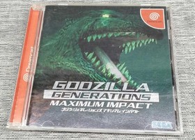 SEGA Godzilla Generations Maximum Impact Dreamcast Software