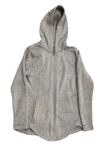 Eddie Bauer Full Zip Kapuzenpullover Damen Small grau Laufen Freizeit Outdoor - Bild 1 von 8