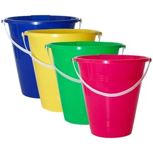 Large Sand Beach Buckets Pail,Sand Bucket Water Bucket for Beach Fun Great Su... - Picture 1 of 6