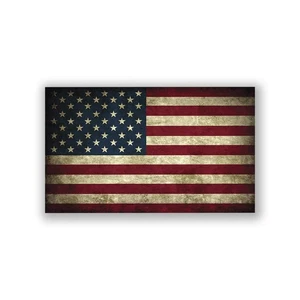 Vintage amerikanische Flagge Vinyl Aufkleber Sticker USA Old Glory Auto Fenster Stoßstange 5-I... - Bild 1 von 7