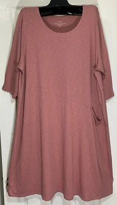 J.Jill женщин легко вязать шов платье с карманом размер средний коралловый задний шов новый - Изображение 1 из 4