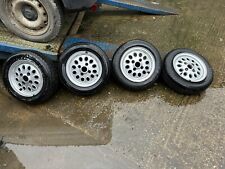 Set of 4 Mini 4.5x12 Pepperpot wheels for Mini Rover Cooper