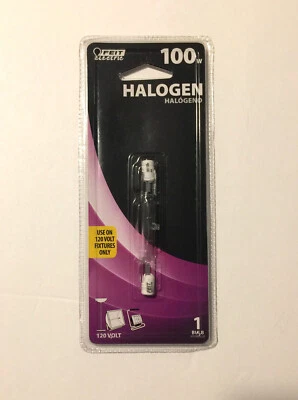 FEIT ELECTRIC 100 Watt T3 DOUBLE ENDED LINEAR BULB 2000 HOURS LIFE - Image 1 of 3