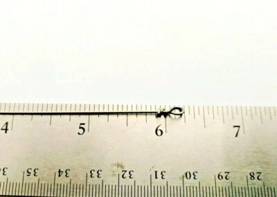 100 pcs .035 Stainless Steel looped spring wire shafts 6.0" tackle craft lures - Image 1 of 3