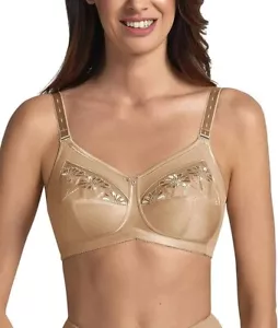 Anita Care 5749X-007 Women's Safina Skin Beige Floral Lace Full Cup Bra 34E - Picture 1 of 1