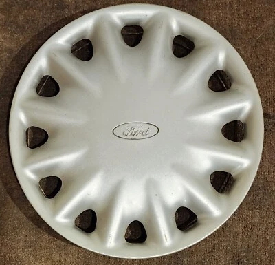 (1) Cubierta de rueda tapacubos original OEM 1995-99 Ford Contour 14" #0B p/n 94BB-1130-CC Foto 1 de 4