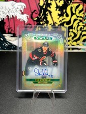 Tim Stutzle 2022-23 UD Stature #31 Auto / Autograph - Ottawa Senators
