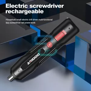 Cordless Electric Screwdriver USB Rechargeable Screwdriver Bit Power Tool USA - Picture 1 of 13