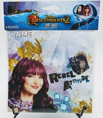 Disney Descendants 2 Party Favors Loot Bag 8 Per Package  - Image 1 of 2