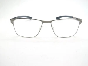 IC BERLIN Henning O. Chrome Authentic 52mm Eyeglasses - Picture 1 of 5