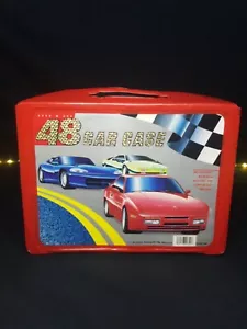 Vintage seltene rote hülle rot porsche 48 Autotragetasche, HEISSRÄDER MATCHBOX AUTOS - Bild 1 von 9