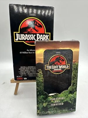 Jurassic Park VHS Lot. Jurassic Park & The Lost World. - Image 1 of 3