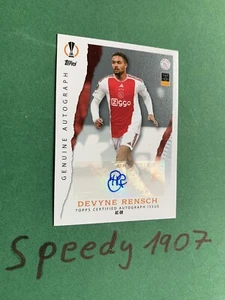 Topps Match Attax Champions League 23/24 Certified Autograph Rensch Ajax AC-DR - Picture 1 of 1