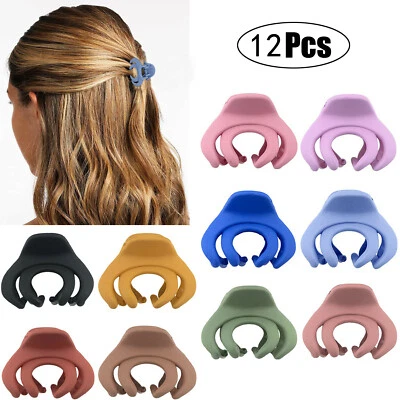 12x Pinzas para el cabello pequeñas Pinza para el cabello para horquilla delgada/mediana gruesa regalo para niñas Foto 1 de 4