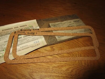 2 juntas de cubierta de válvula NORS 1939 1940 1941 1942 Hudson 1937-1938 Terrraplane 6 Foto 1 de 3