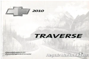 Used 2010 Chevrolet Traverse Owners Manual B - Picture 1 of 1